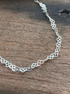 Silver 925 Anklet - Hearts