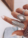 Silver 925 Ring - Feather Wisdom (Large)