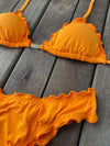 Bikini Wide Sides Ripple Orange Power