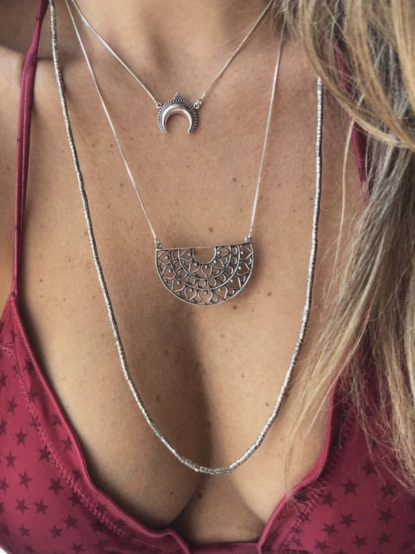 Silver 925 Necklace - Luna
