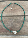 Silver 925 Choker / Wrap Bracelet - Crystal Cowrie