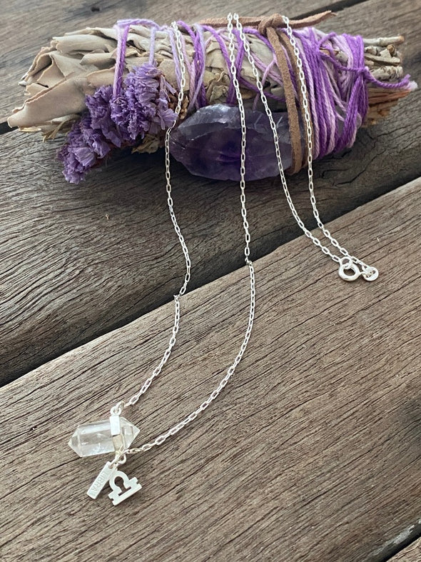 Silver 925 Necklace - Libra