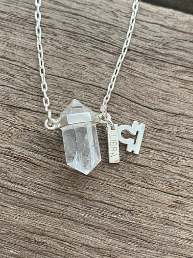 Silver 925 Necklace - Libra
