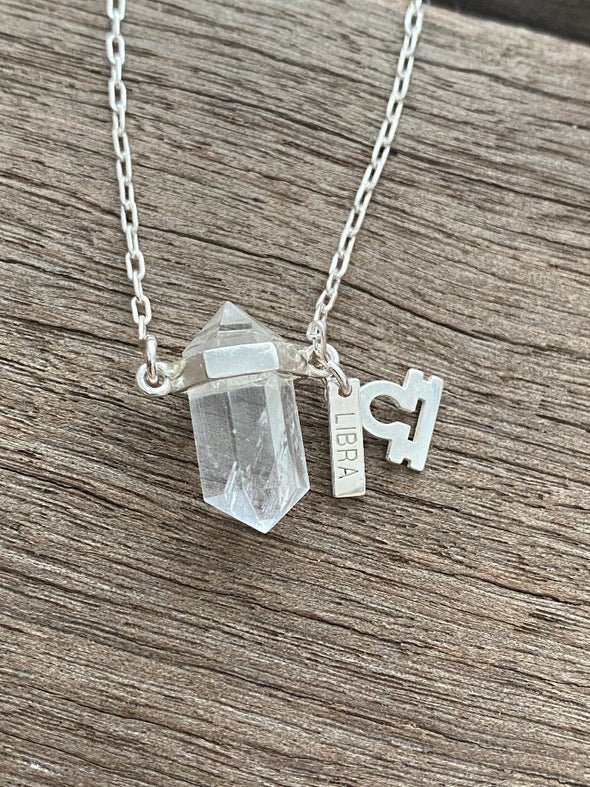Silver 925 Necklace - Libra