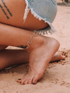 Silver 925 Anklet / Bracelet / Necklace - Wave 3 in 1
