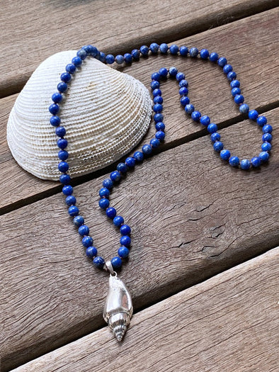 Silver 925 Necklace - Lapis Lazuli Ocean