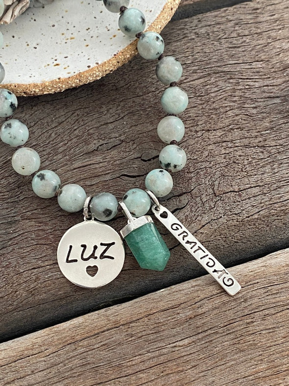 Silver 925 Necklace - Light and Gratitude