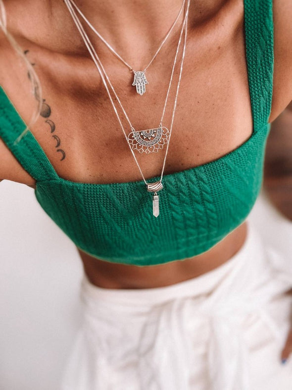 Silver 925 Necklace - Mandala Dream