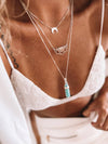 Silver 925 Necklace - Mandala Flower