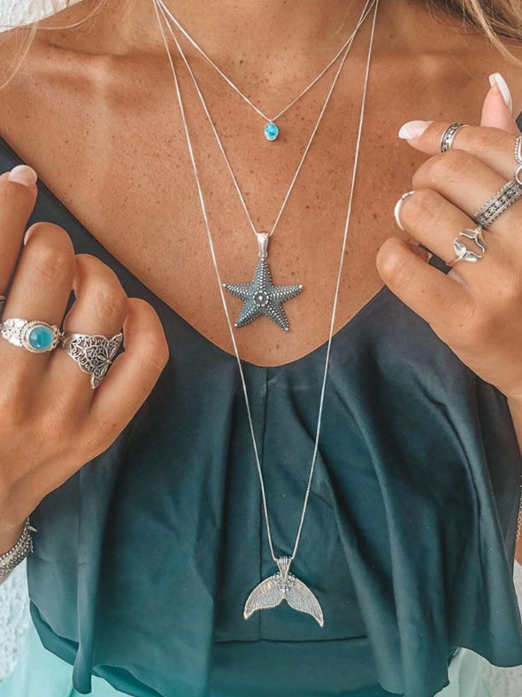 Silver 925 Necklace - Mermaid Tale