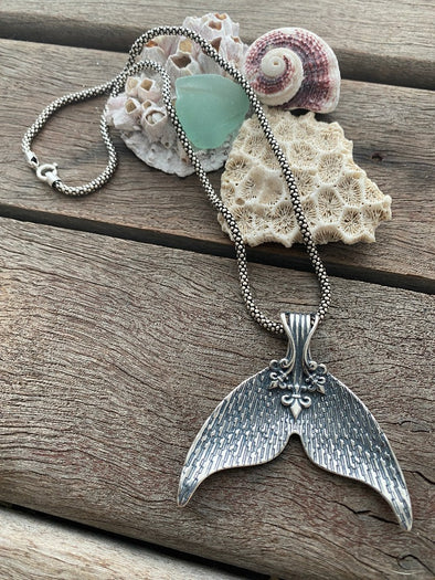 Silver 925 Necklace - Mermaid Tale (large)