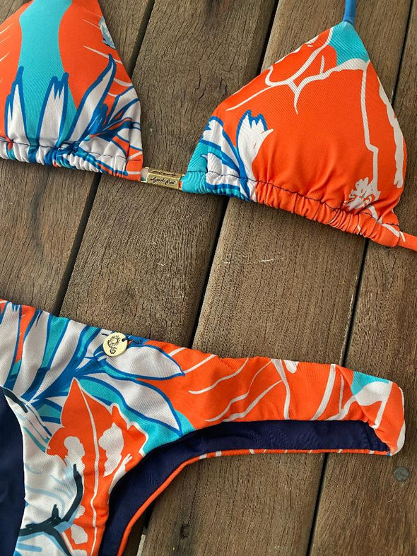 Bikini Basic Cheeky Bottom Triangle Top Uyara