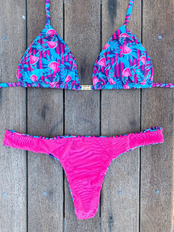 Bikini Cheeky Bottom Basic Triangle Top