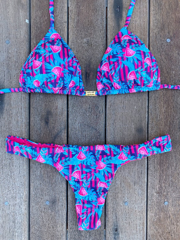 Bikini Cheeky Bottom Basic Triangle Top