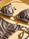 Bikini Tie Sides Shimmery Latte