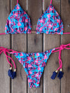 Bikini Tie Sides Watermelon (fully reversible)