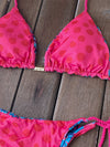 Bikini Tie Sides Watermelon (fully reversible)