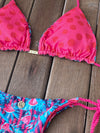 Bikini Tie Sides Watermelon (fully reversible)