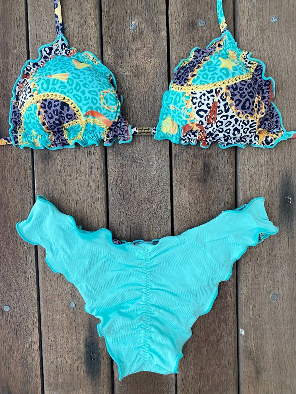 Bikini Wide Sides Ripple Aruana (fully reversible)