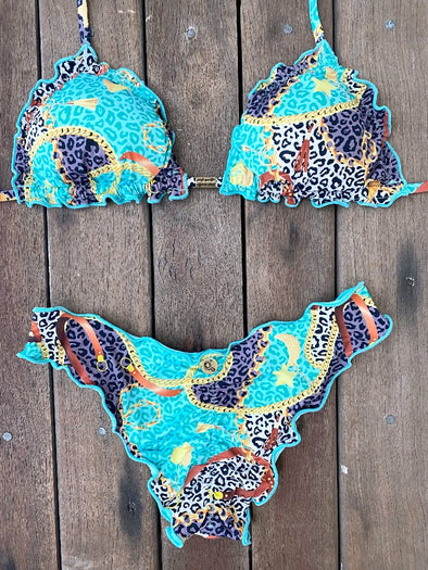 Bikini Wide Sides Ripple Aruana (fully reversible)