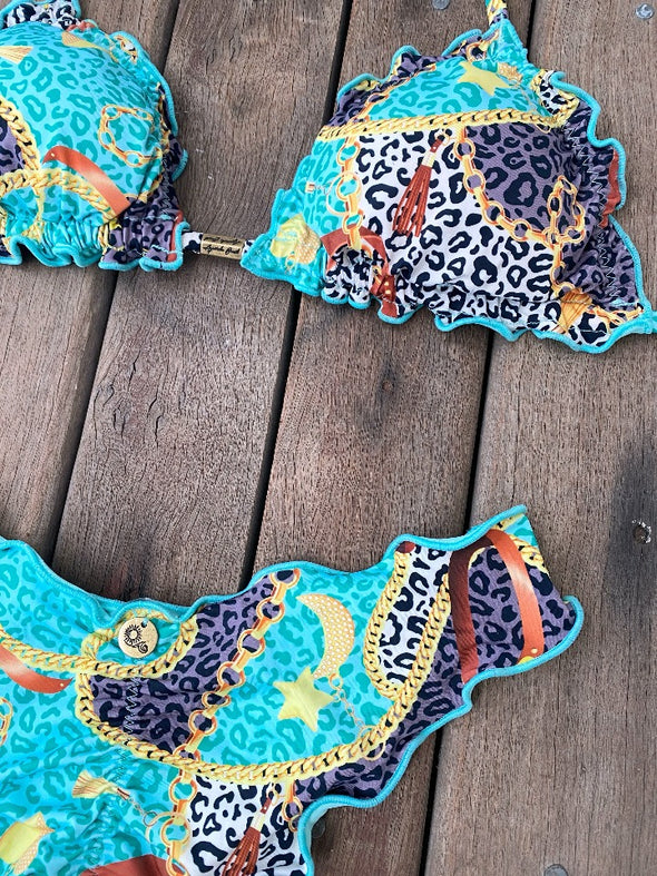 Bikini Wide Sides Ripple Aruana (fully reversible)