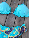 Bikini Wide Sides Ripple Aruana (fully reversible)