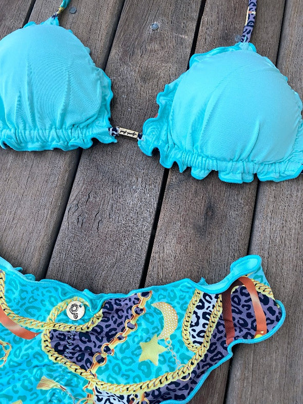 Bikini Wide Sides Ripple Aruana (fully reversible)