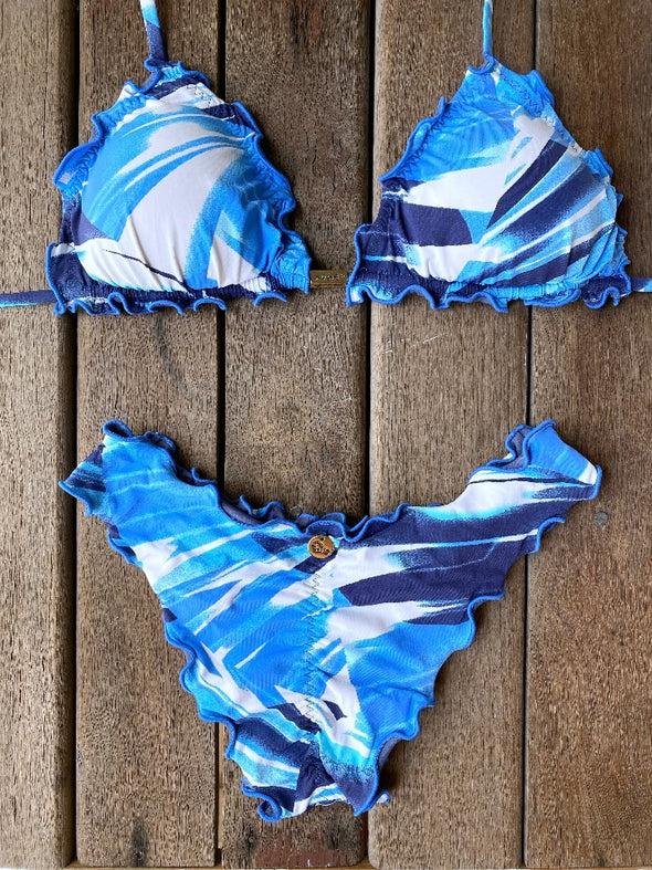 Bikini Wide Sides Ripple High Tide (fully reversible)