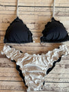 Bikini Wide Sides Ripple Nude Noir