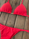 Bikini Tie Sides Cherry