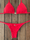 Bikini Tie Sides Cherry