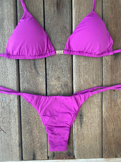 Bikini Tie Sides Grape Bliss