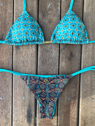 Bikini Tie Sides Moroccan Sea