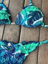 Bikini Tie Sides Ripple Leafy Life