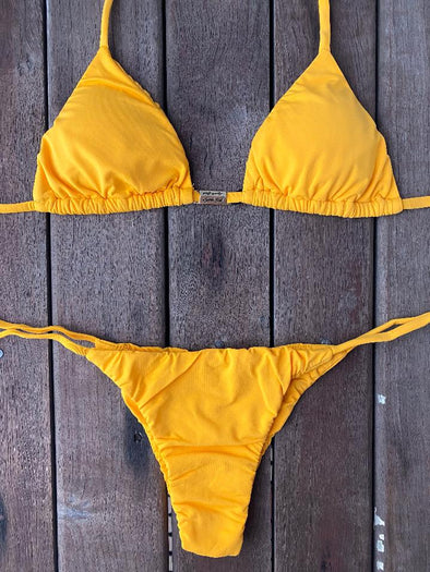 Bikini Tie Sides Summer Gold