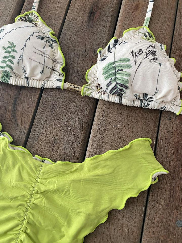 Bikini Wide Sides Ripple Dandelion