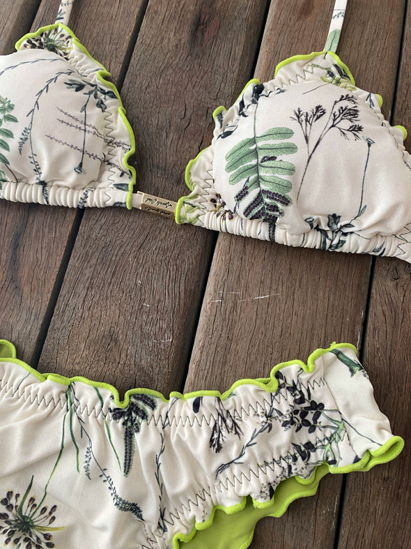 Bikini Wide Sides Ripple Dandelion
