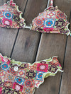 Bikini Wide Sides Ripple Moroccan (reversible bottom)