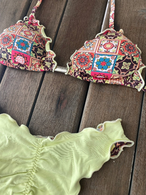 Bikini Wide Sides Ripple Moroccan (reversible bottom)