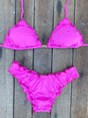 Bikini Wide Sides Ripple Pink Love