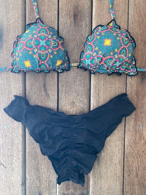 Bikini Wide Sides Ripple Kaleidoscope (fully reversible)