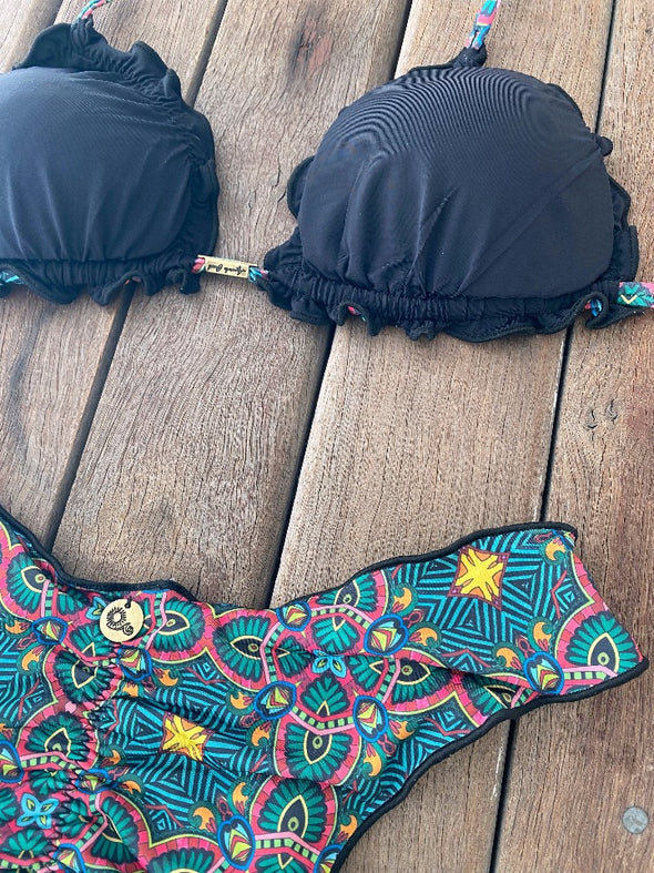 Bikini Wide Sides Ripple Kaleidoscope (fully reversible)