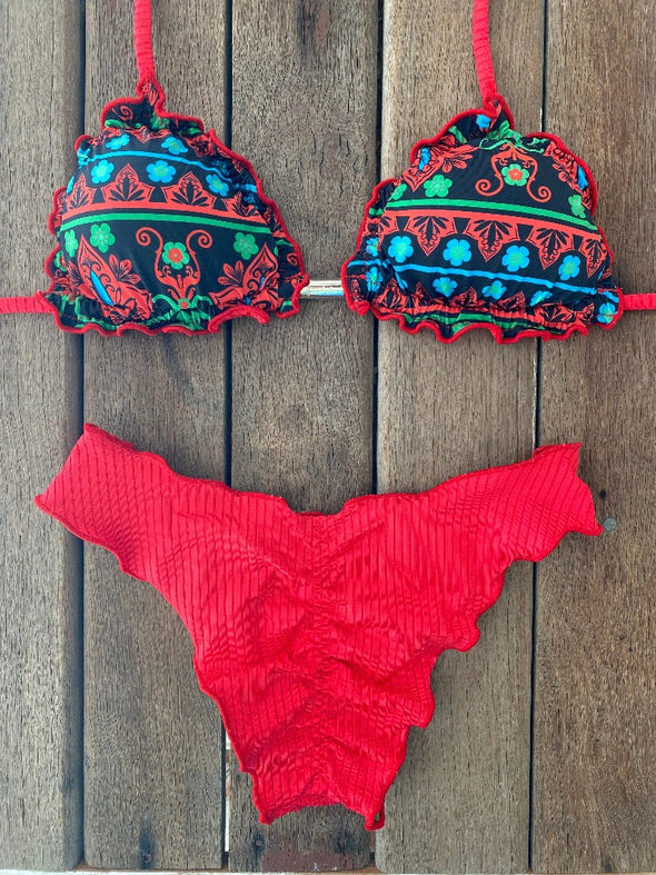 Bikini Wide Sides Ripple Sangava (fully reversible)