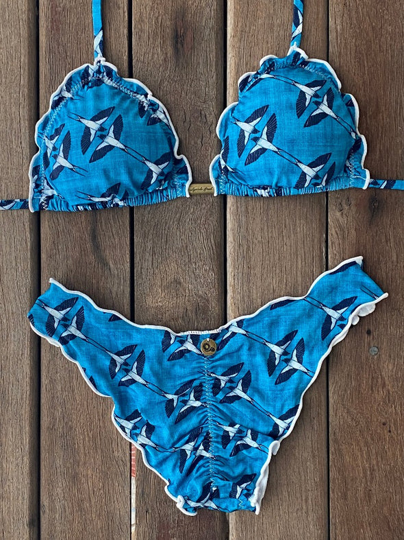 Bikini Wide Sides Ripple Flying Free