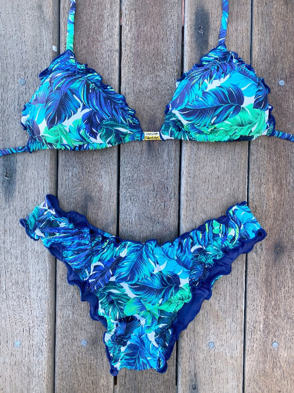 Bikini Wide Sides Ripple Leafy Life