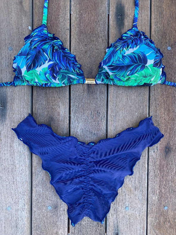 Bikini Wide Sides Ripple Leafy Life