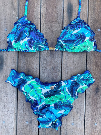 Bikini Wide Sides Ripple Leafy Life