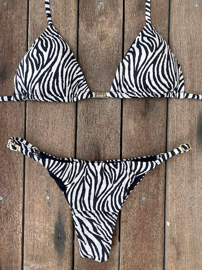 Bikini Adjustable Thin Sides Safari