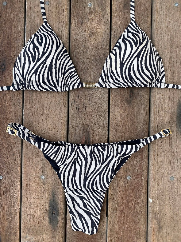 Bikini Adjustable Thin Sides Safari