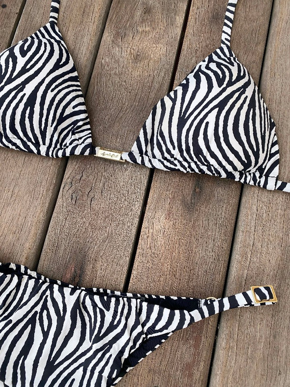 Bikini Adjustable Thin Sides Safari